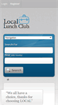 Mobile Screenshot of locallunchclub.com